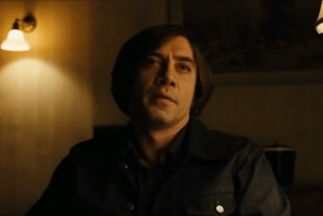 Chigurh Hotel Scene pic